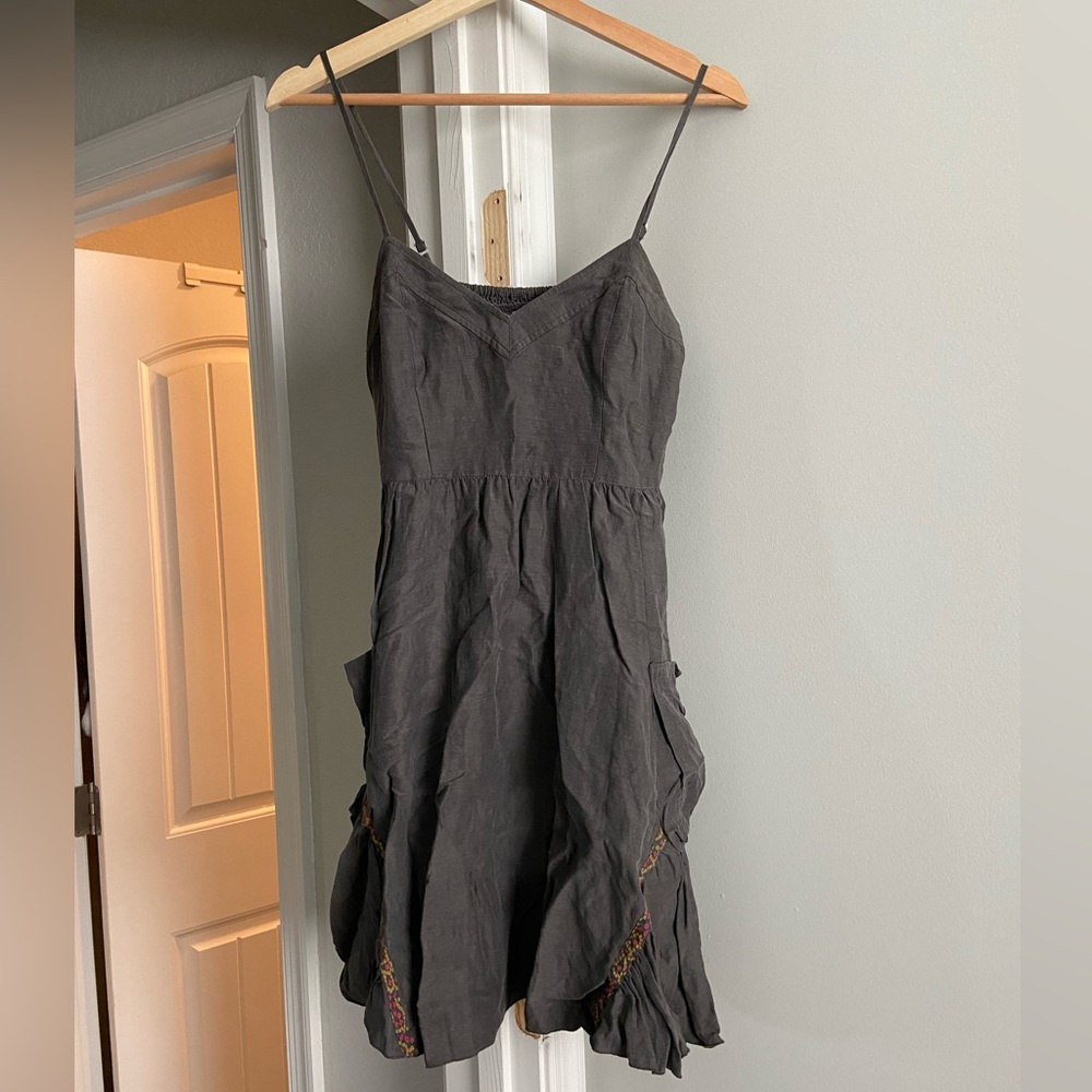FP gray swing dress